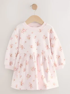 Crème fleuri - Robe de survêtement (3mths-7yrs)