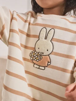 Crème Stripe - Ensemble Sweatshirt Miffy & Leggings (3mths-7yrs)