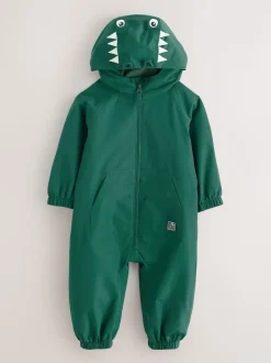 Crocodile vert - Combinaison imperméable doublée de polaire (3mths-7yrs)