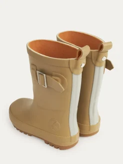 Écru - Bottes de bien-être doublées KIDLY By MORI en coton