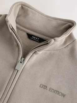 Écru - Chandail zippé à Col cheminée (3-16ans)