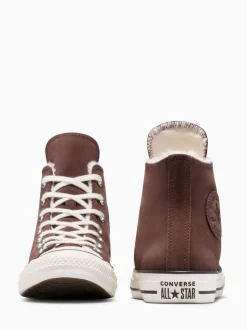 Écru - Converse Baskets Chuck Taylor All Star Winter Luxe High