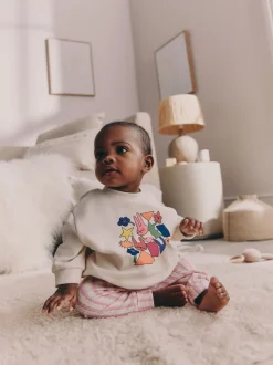 écru - Ensemble 2 Pieces pour Sweat-shirt et Leggings BÉBÉ (0mois-2ans)