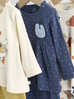 écru - Ensemble haut à manches longues et leggings 6 pièces (0mois-3ans)