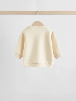 écru - Ensemble sweat-shirt et pantalons bébé 2 pièces (0mois-2ans)
