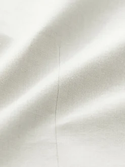 écru - Gilet de costume en lin Blend texturé