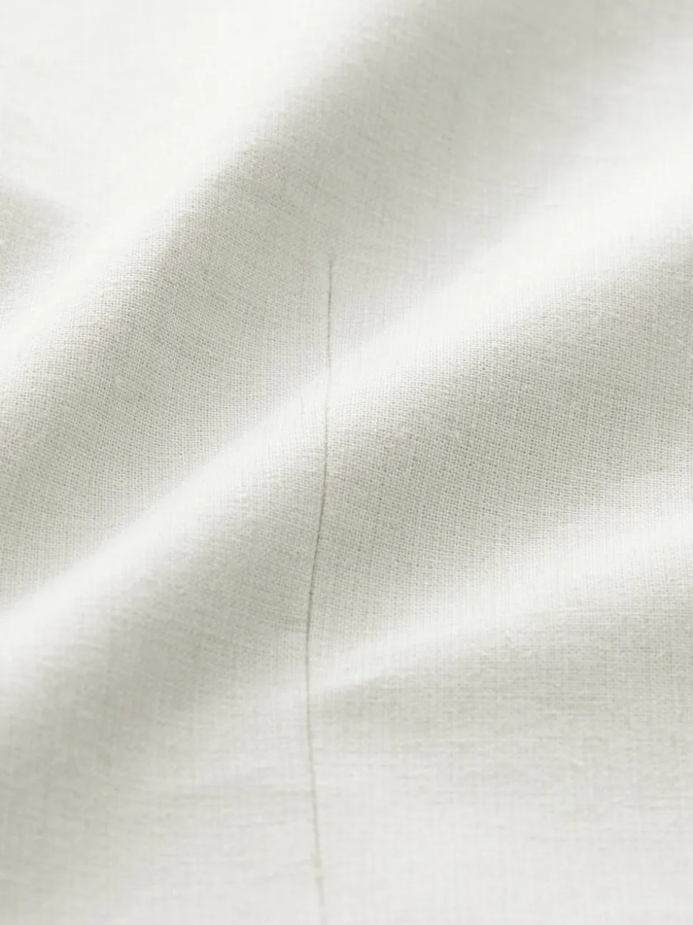 écru - Gilet de costume en lin Blend texturé