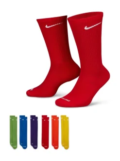 Écru - Lot de chaussettes d'entraînement Nike Everyday Plus Cushioned Crew 6 (0)