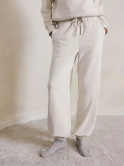 écru - Pantalon de jogging en polaire