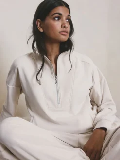 écru - Pantalon de jogging en polaire