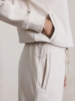 écru - Pantalon de jogging en polaire