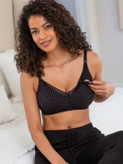 Écru - Soutien-gorge d'allaitement Pour Moi Love to Lounge en coton