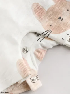 Écru J'aime ma maman - Barboteuse bébé