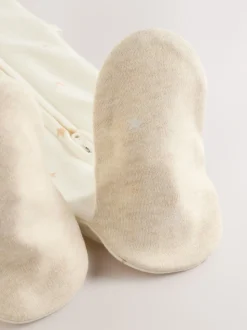 Écru J'aime ma maman - Dors-bien bébé zippé bidirectionnel (0-18mois)