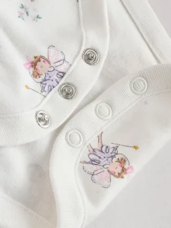 Écru motif fée - Bodysuits Manches courtes 5 Pack