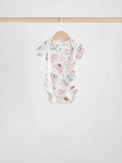 Écru motif fée - Bodysuits Manches courtes 5 Pack