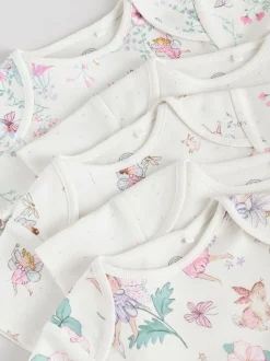 Écru motif fée - Bodysuits Manches courtes 5 Pack