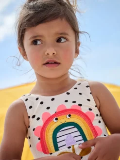 Écru Point Rainbow - Maillot de bain (3mths-10yrs)