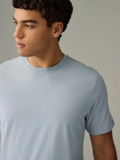 Écru/Bleu/Vert/Neutre Mushroom/Gris/Pierre - Ajustement régulier - Lot de t-shirts essentiels en coton 6