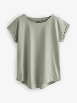 Écru/Taupe/Brown/Bleu/Jaune - Lot de 5 T-shirts à mancherons