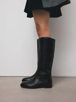 Cuir noir - Bottes d’équitation plates Forever Comfort®