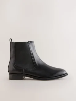 Cuir noir - Bottines Chelsea ultra confortables