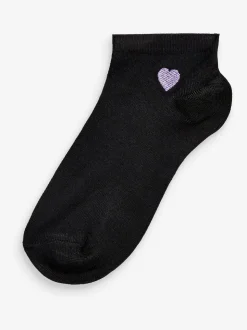 Cœur - Lot de 5 paires de chaussettes de sport à motif
