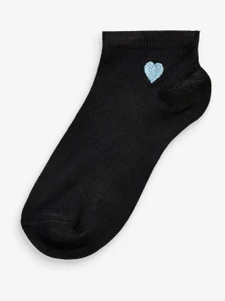 Cœur - Lot de 5 paires de chaussettes de sport à motif