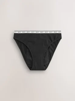 Cœur noir/rouge - Culotte pour règles abondantes 2 Pack