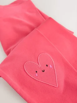 Cœur rouge - Leggings embellis (3mths-7yrs)