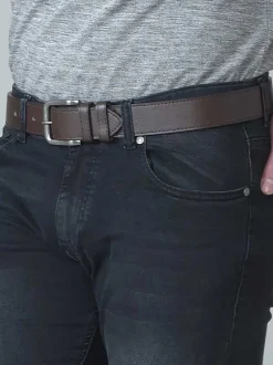 D555 ARCHIE Ceintures de jean en cuir à boucle antique 3.9cm Largeur