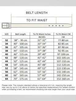 D555 LEWIS Ceinture de pantalon en cuir à boucle carrée 2.9cm Largeur