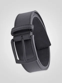 D555 ONZY Matt Buckled Faux 3.8cm Ceinture large en cuir