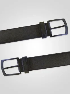 D555 ONZY Matt Buckled Faux 3.8cm Ceinture large en cuir
