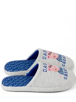 Daddy Pig gris - Chaussons Vanilla Underground Mr Men Mr Lazy