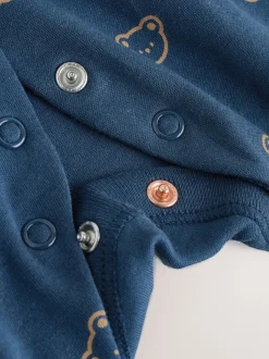 Daddys bleu marine Little Cub - Bébé Family Combinaison de nuit (0-2yrs)