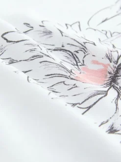 Dahlia vintage - Vêtement de kimono long fleuri vintage