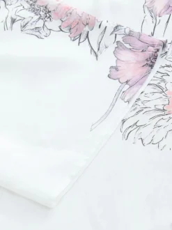 Dahlia vintage - Vêtement de kimono long fleuri vintage