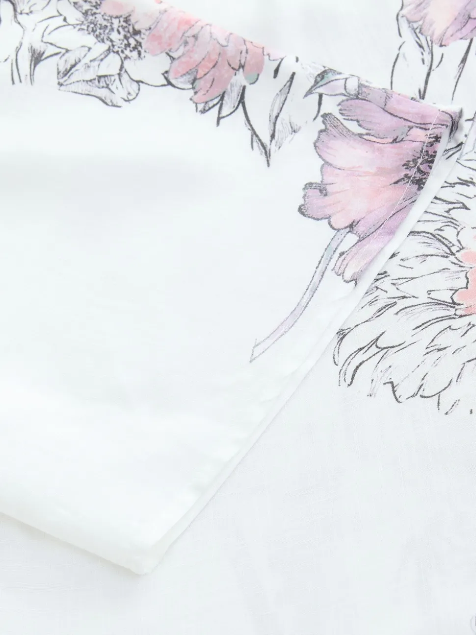 Dahlia vintage - Vêtement de kimono long fleuri vintage