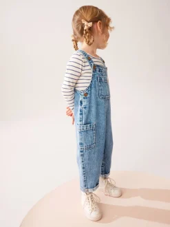 Denim - Salopette en coton 100% (3mths-7yrs)