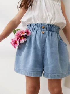 Denim - Short boutonné (3 mois-7 ans)