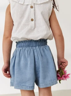 Denim - Short boutonné (3 mois-7 ans)