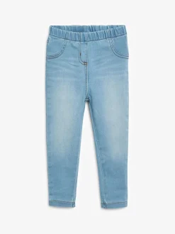 Denim bleu clair - Jeggings à taille élastiquée (3mois-7ans)