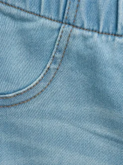 Denim bleu clair - Jeggings à taille élastiquée (3mois-7ans)
