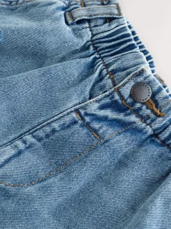 Denim effet vieilli bleu clair - Jeans à jambe large (3mths-7yrs)