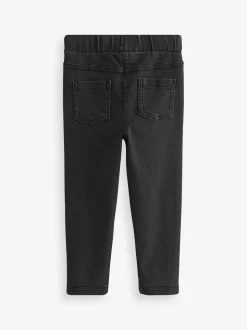 Denim noir - Jeggings à taille élastiquée (3mois-7ans)