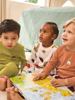 Dino multicolore brillant - Lot de 3 pyjamas Snuggle (9mois-10ans)