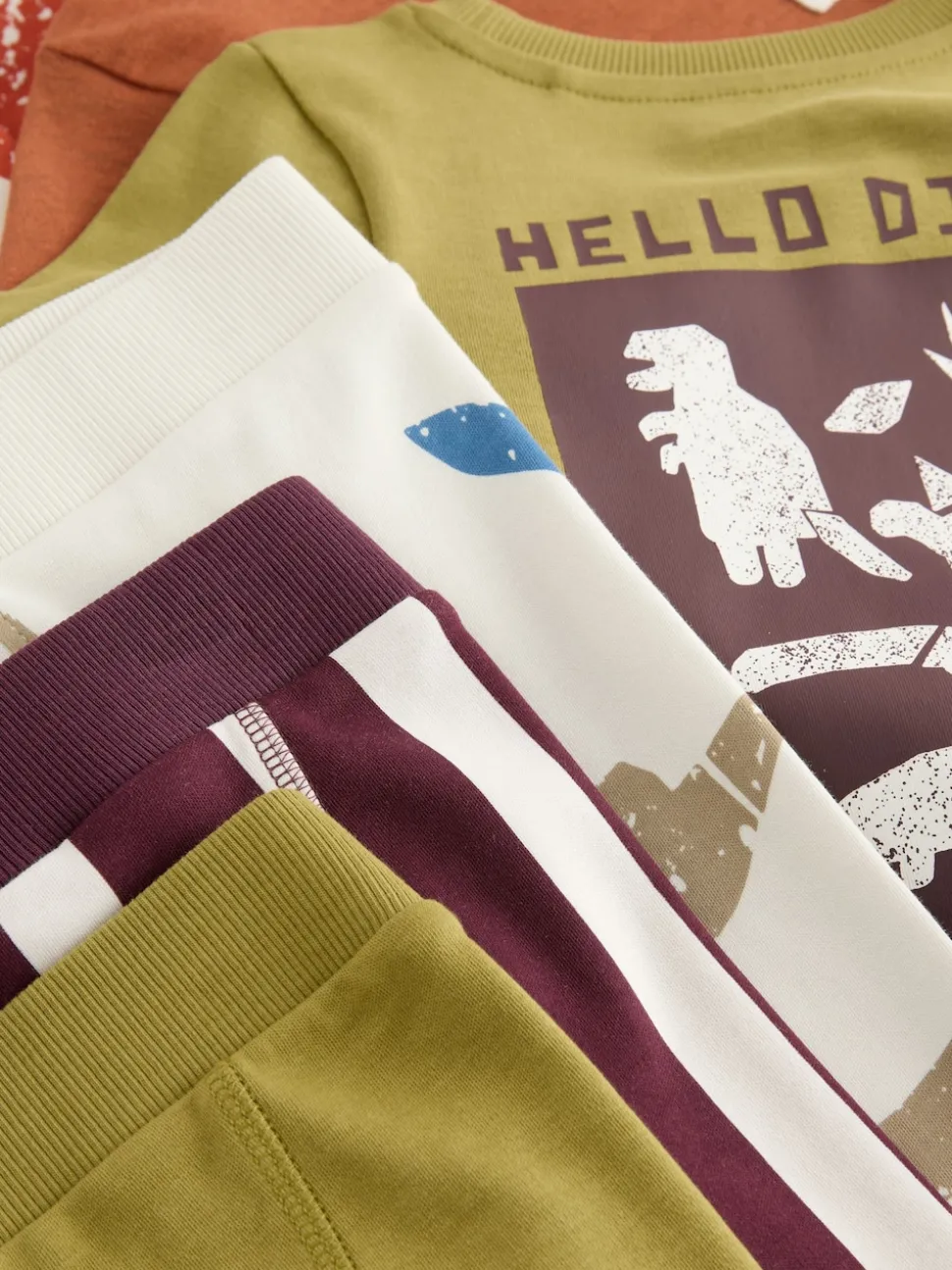 Dino multicolore brillant - Lot de 3 pyjamas Snuggle (9mois-10ans)