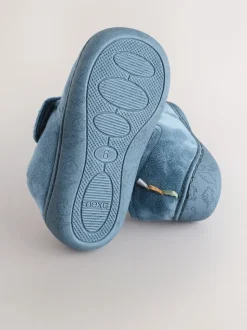 Dinosaure bleu - Chaussons Cupsole doublés chauds