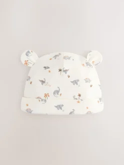 Dinosaure gris - Paquet de bonnets pour bébé 3 (0-18mths)
